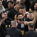 „Nuggets“ metimu su sirena parbloškė LeBroną, įspūdingai išsigelbėjo ir „Knicks“