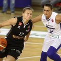 Moterų krepšinio taurės turnyro pusfinalio rungtynės: „Hoptrans-Sirenos“ - „Kibirkštis“