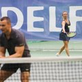 Pirmąją DELFI teniso turnyro dieną – šypsenos ir favoritų pergalės