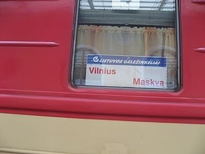 Traukinys Vilnius-Maskva