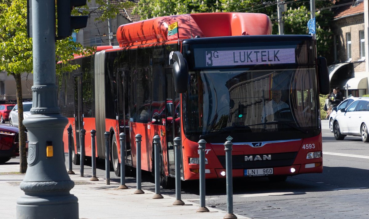Autobusas su Silvester Belt dainos pavadinimu "Luktelk"