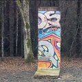 Europos parke iškilo Berlyno sienos fragmentas