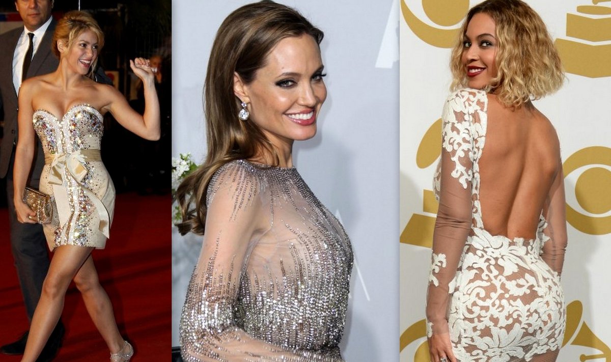 Seksualiosios žvaigždutės Shakira, Angelina Jolie ir Beyonce jau senokai atšventė 30-mečius, tačiau atrodo geriau už kai kurias paaugles.