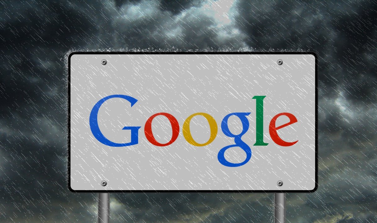 Tamsūs debesys "Google" padangėje