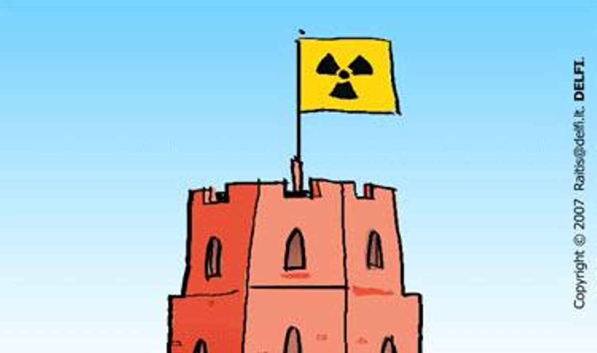 Atominė elektrinė, karikatūra