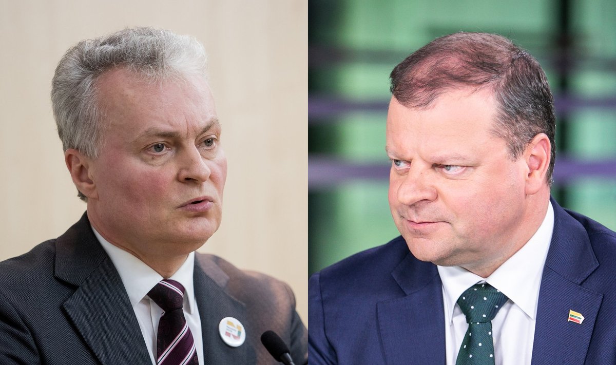 Gitanas Nausėda, Saulius Skvernelis