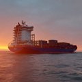 Baltijos jūroje užsidegė pavojingą krovinį gabenantis laivas