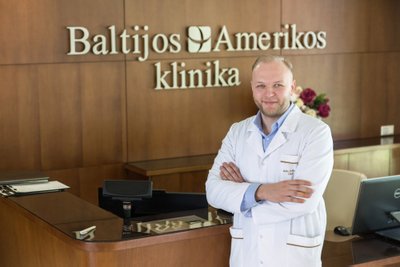 „Baltijos ir Amerikos“ klinikos pilvo chirurgas Donatas Danys