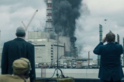 Kadras iš serialo "Černobylis"