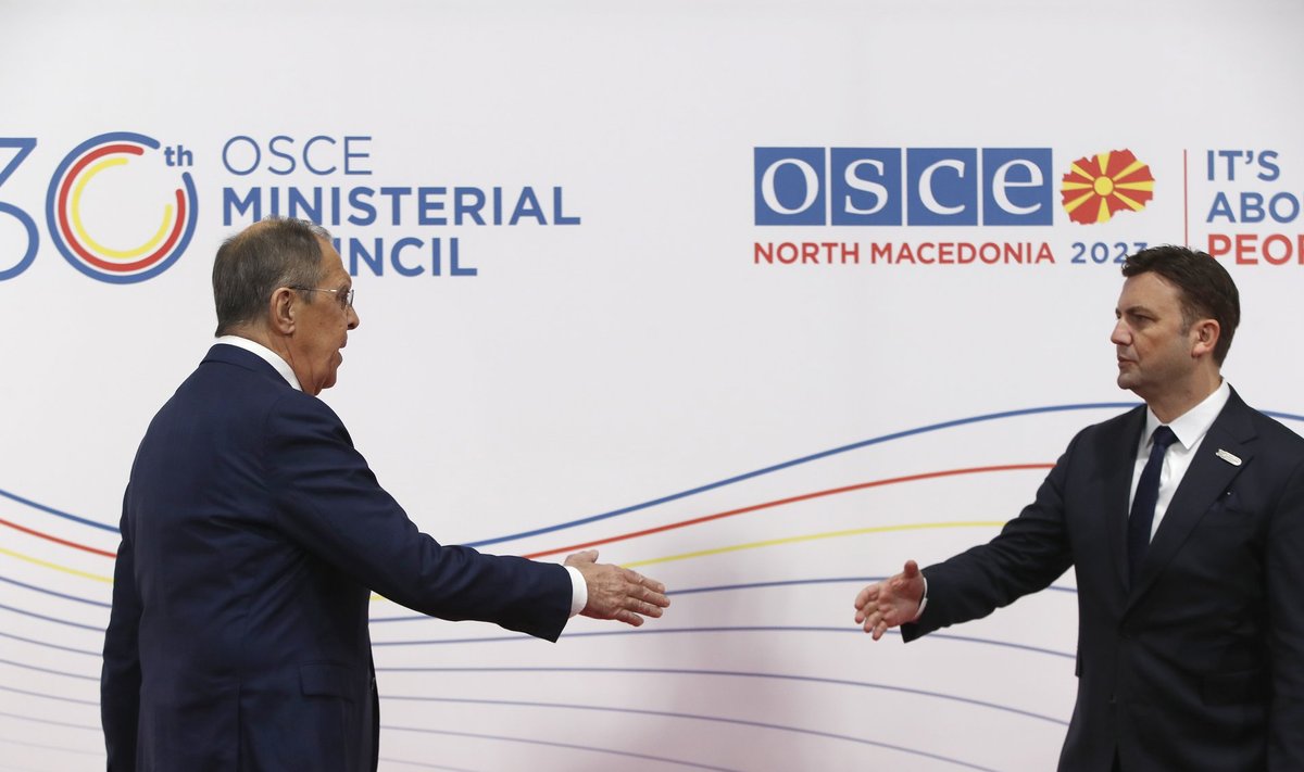 Sergejus Lavrovas ESBO susitikime