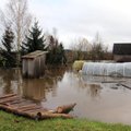 Situacija Klaipėdos rajone išlieka prasta: vandens lygis Minijoje vis dar kyla