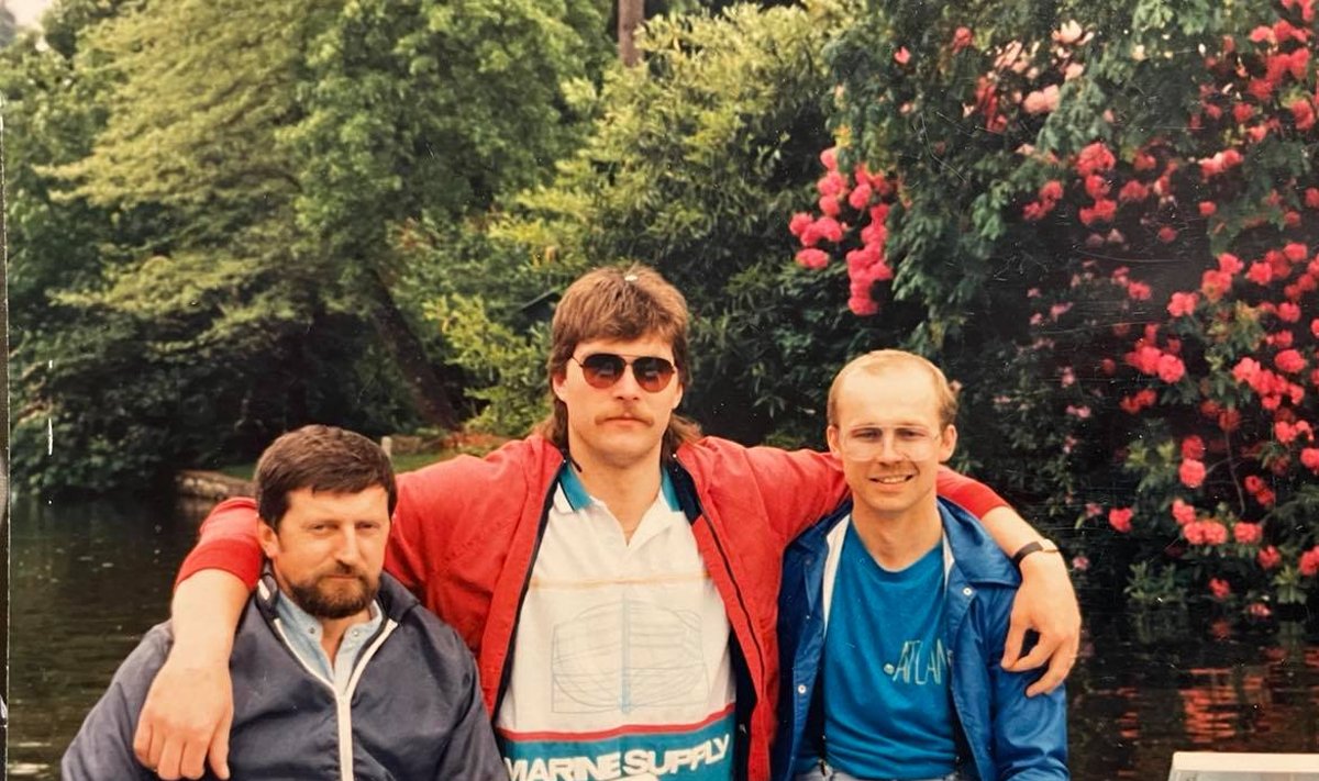 Iš kairės: A. Kosauskas, A. Sabonis ir K. Vitkus