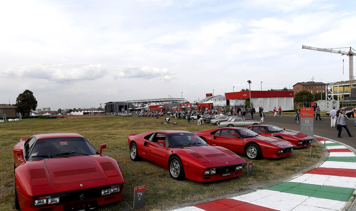 „Ferrari“ stilingai atšventė 70-ąjį gimtadienį 