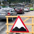 Vairuotojams Vilniuje reikia vengti svarbiausios miesto gatvės: spūstys trunka visą dieną