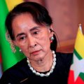 Mianmaro chunta suteikė dalinę malonę Aung San Suu Kyi