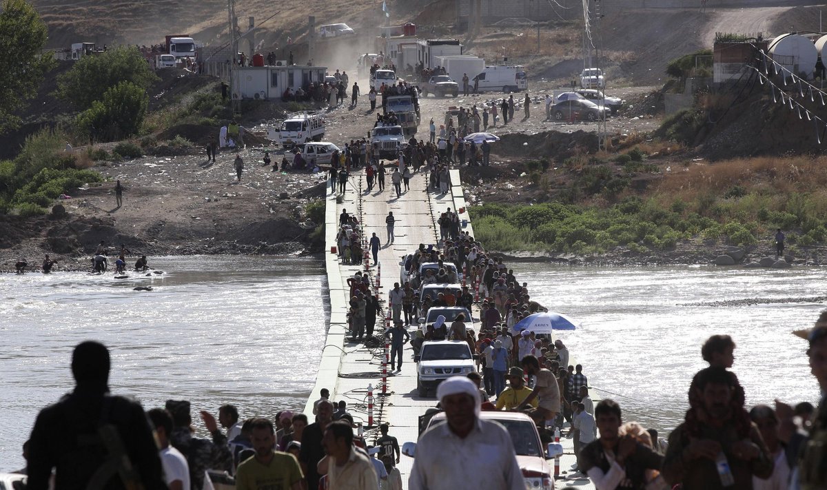 Jezidai bėga iš Irako
