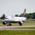 „Lufthansa“ darbuotojų streikas sukėlė chaosą Frankfurto oro uoste