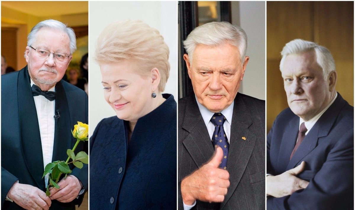 Vytautas Landsbegis, Dalia Grybauskaitė, Valdas Adamkus, Algirdas Brazauskas