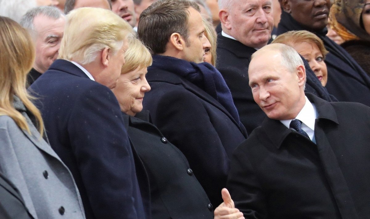 Donaldas Trumpas, Angela Merkel, Vladimiras Putinas