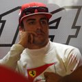 F. Alonso šmaikštavo po „Ferrari“ planų pristatymo