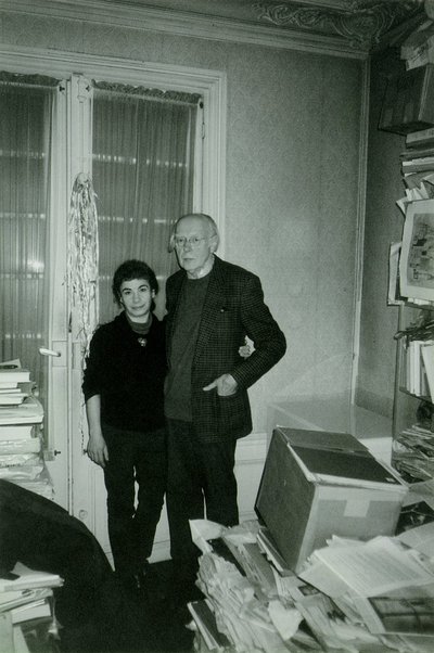 Žibuntas ir Miriam, Paryžius, 2000 (Arūno Baltėno nuotr. / Lietuvos literatūros ir meno archyvas)