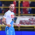Bolonijoje – M. Hamšiko karjeros rungtynės ir užtikrinta „Napoli“ pergalė