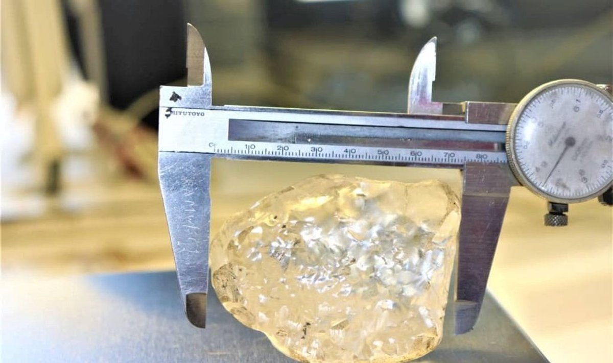 Botsvanoje rastas trečias didžiausias pasaulio deimantas