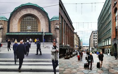 Helsinkio traukinių stotis, asm. archyv. nuotr.
