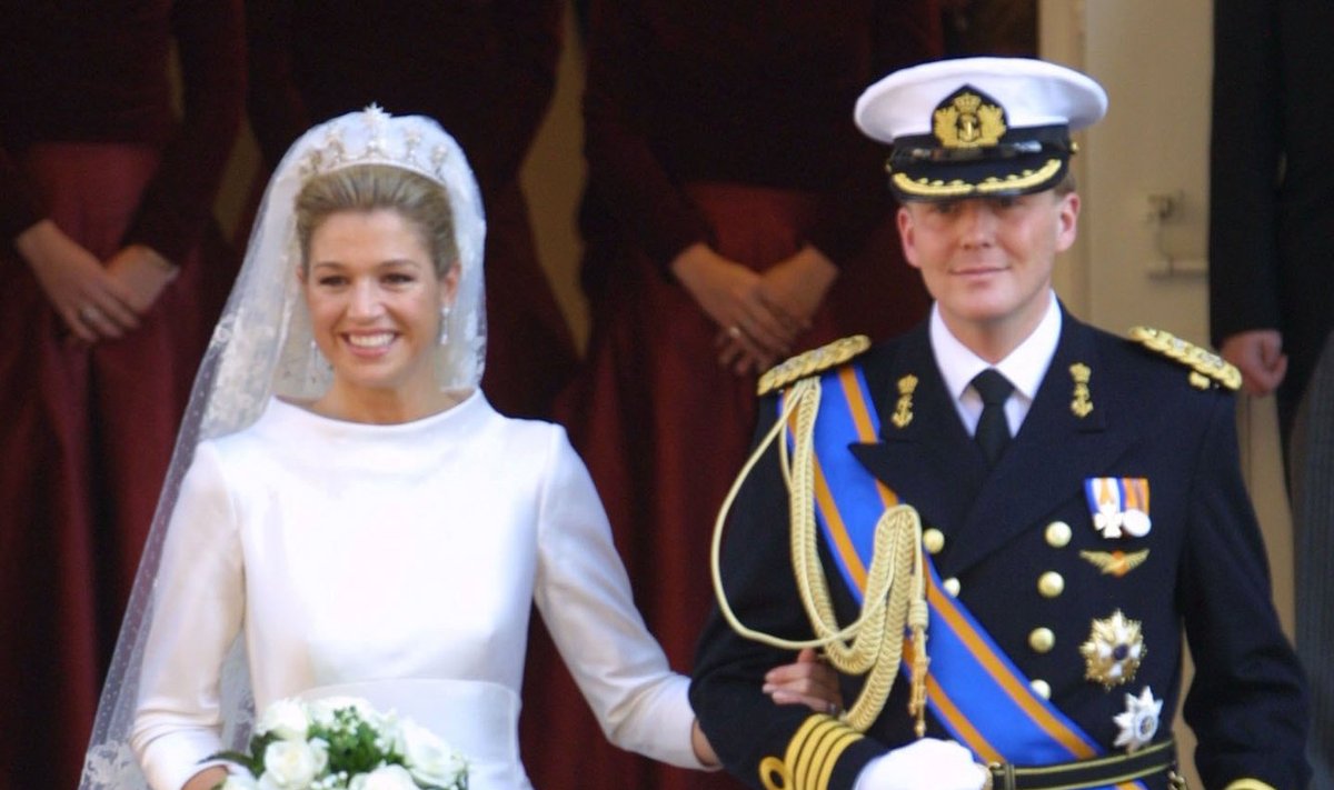 Nyderlandų karalius Willem Alexander ir karalienė Maxima, susituokė 2002 metais.