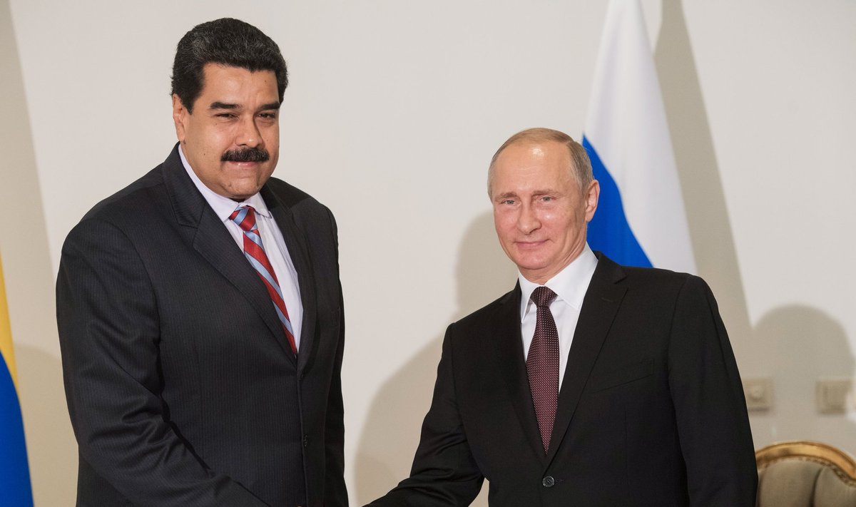 Nicolas Maduro ir Vladimiras Putinas