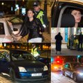 Naktį Vilniuje pasižymėjo „klevo lapai“: vieną vairuotoją teko prilaikyti – mergina sunkiai paėjo