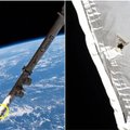 Pavojingas incidentas Žemės orbitoje: Tarptautinė kosminė stotis susidūrė su skriejančiu objektu