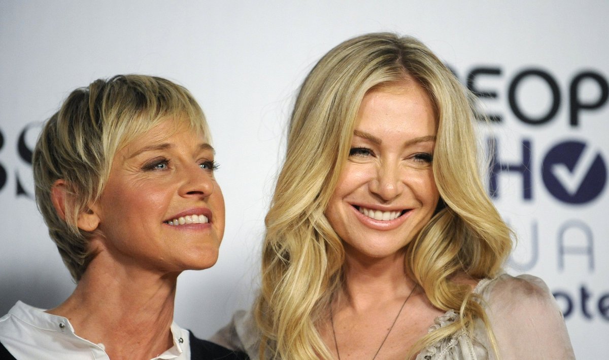 Portia de Rossi ir Ellen DeGeneres