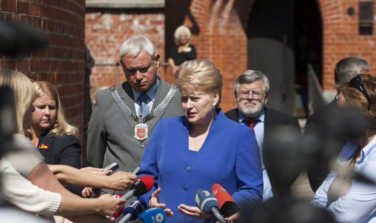 Dalia Grybauskaitė lankėsi Pilies muziejuje