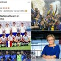 Lietuvos futbolo fanus papiktino EP narės Laimos Andrikienės paskelbta žinutė