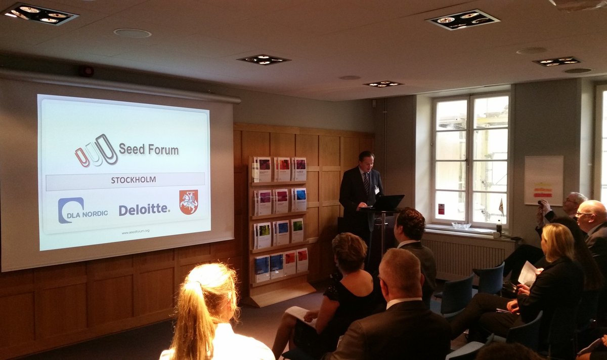 Lithuanian start-ups at the Seed Forum seminar