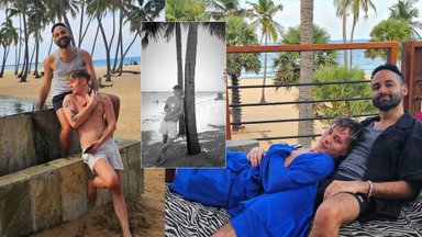 Ąžuolas Misiukevičius su mylimuoju prancūzu mėgaujasi pasakišku laiku Šri Lankoje: prabangus viešbutis ir saugotis privertusios situacijos