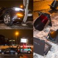 Vilniuje jauna vairuotoja rėžėsi į šviesoforą ir sumaitojo „CityBee“ automobilį: priežastis gana kuriozinė