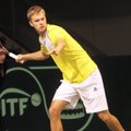 L. Mugevičius iškopė į teniso turnyro Rumunijoje dvejetų ketvirtfinalį
