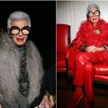 97-erių stiliaus ikona Iris Apfel: vis dar vilkiu suknelę, kurią įsigijau prieš 70 metų