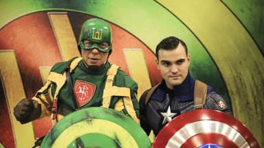 The meeting of Captain Lithuania and Captain America took place in Vilnius