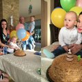 Kristupas ir Jurgita Krivickai sūnui surengė pirmąjį gimtadienį: išradingos dovanos, tėčio tortas ir mamos žavesys