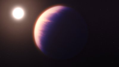 Jameso Webbo kosminis teleskopas egzoplanetoje aptiko anglies dioksido dujų