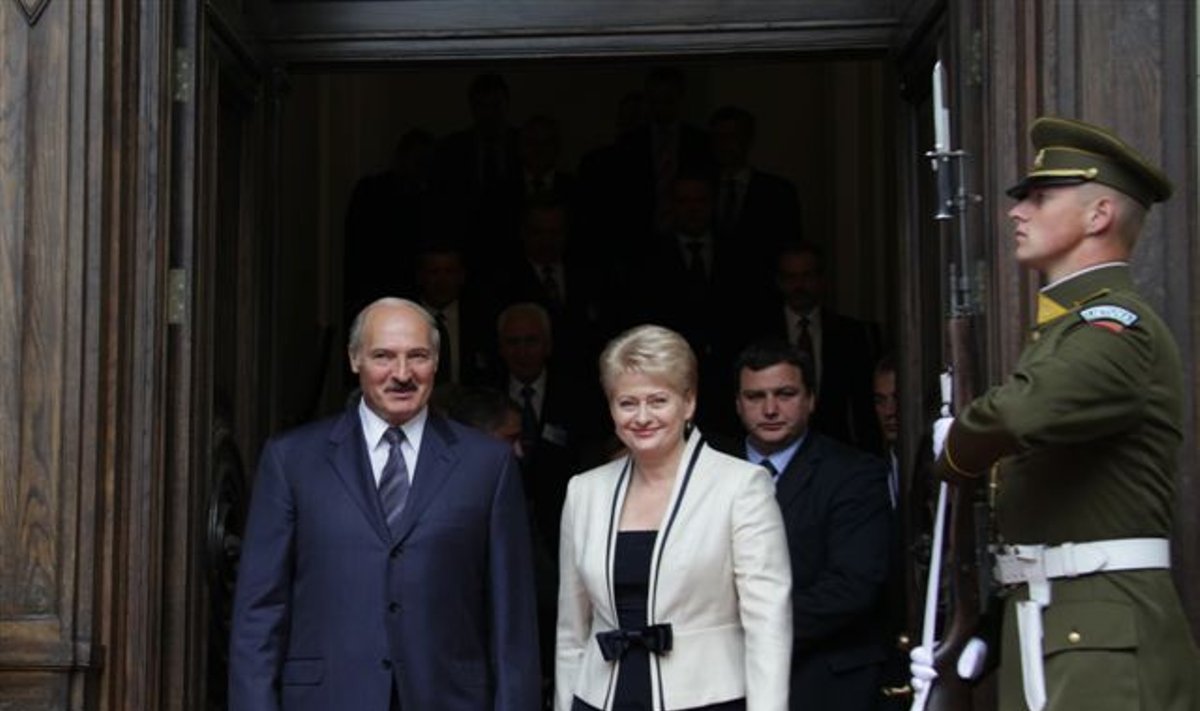 Aleksandras Lukašenka ir Dalia Grybauskaitė