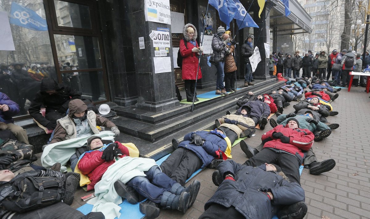 Protestai Ukrainoje, gruodžio 6 d.