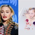 Nuoga vonioje mirkstanti ir apie koronavirusą prabilusi Madonna supykdė internautus