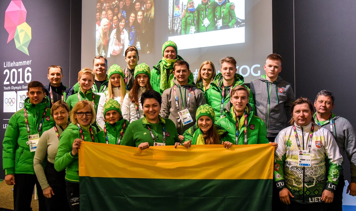Lietuvos delegacija Lilehamerio jaunimo žiemos olimpinėse žaidynėse