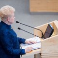 Įvertino Grybauskaitės pranešimą: turėtume pastebėti pasikeitimą