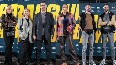 Raudonasis kilimas nutiestas dar vienai lietuvių režisieriaus komedijai: į „Draugų lažybas“ rinkosi būrys garsenybių