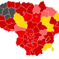 Epidemiologinė situacija šalyje vis prastesnė: dalyje Lietuvos plečiasi juoda COVID-19 zona